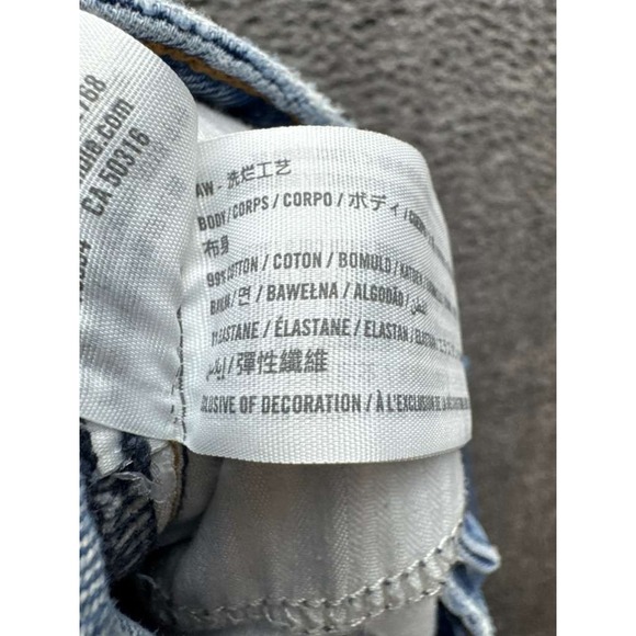 Abercrombie & Fitch The Dad High Rise Curve Love Denim Jeans Blue Womens Size 27 - Picture 10 of 16